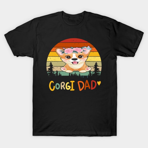 Corgi Dad  (61) T-Shirt by Darioz